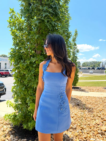 TABITHA HALTER MINI DRESS