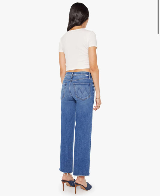 MID RISE RAMBLER ZIP ANKLE FRAY