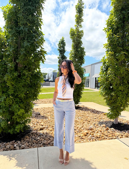 LAUREN CUFFED TROUSER