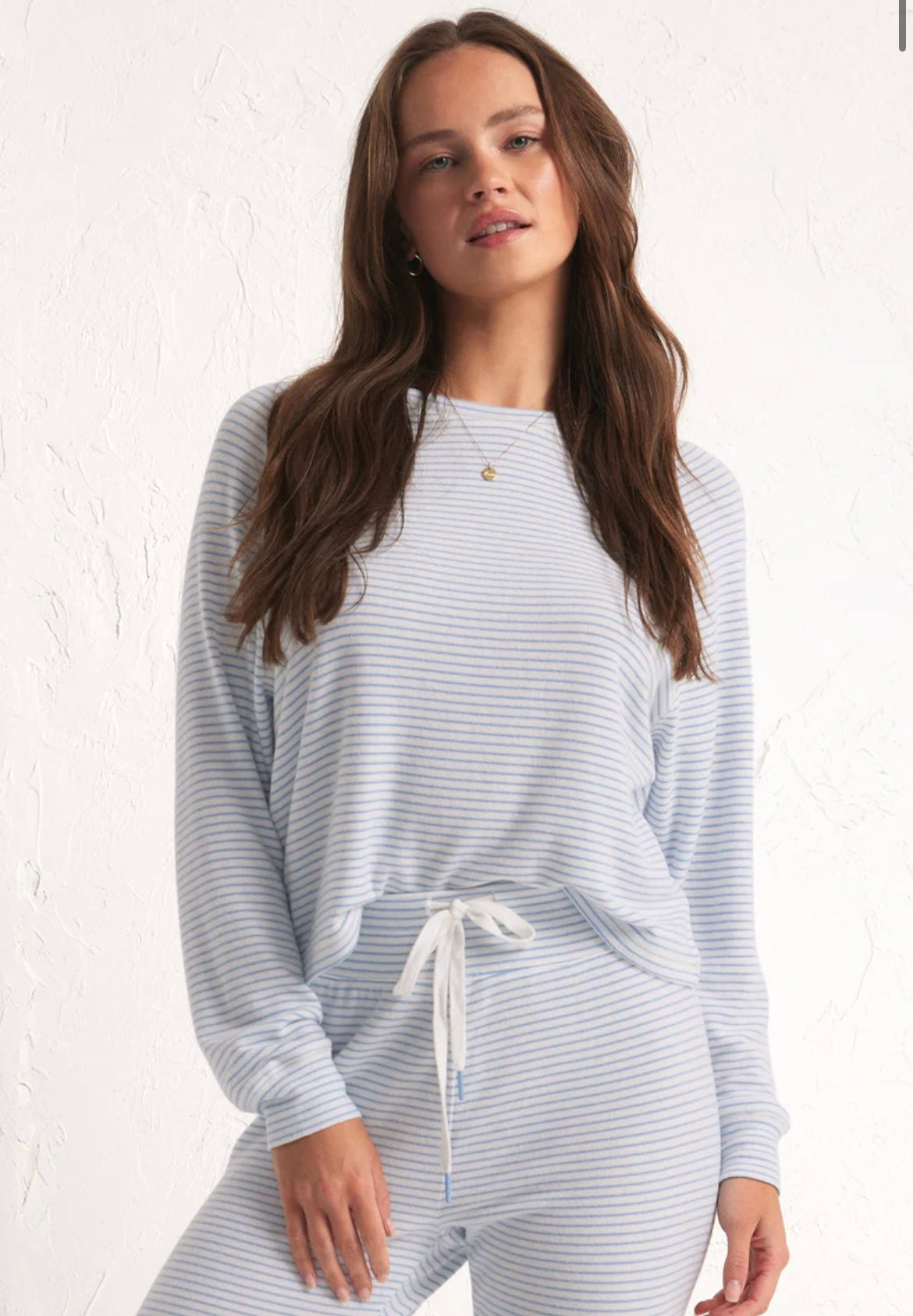 STAYING IN STRIPE LONG SLEEVE TOP