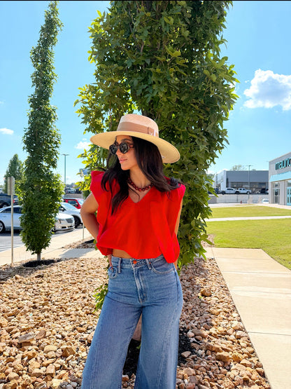 POPLIN BUBBLE TOP