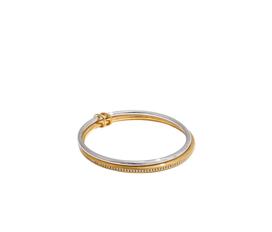 ELLA TWO TONED BANGLE