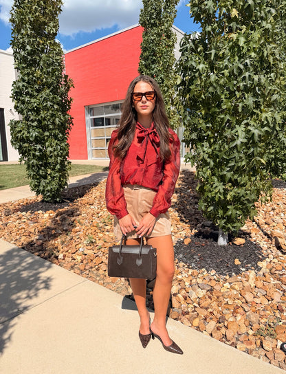 THE FRENCH BOW SHIRT