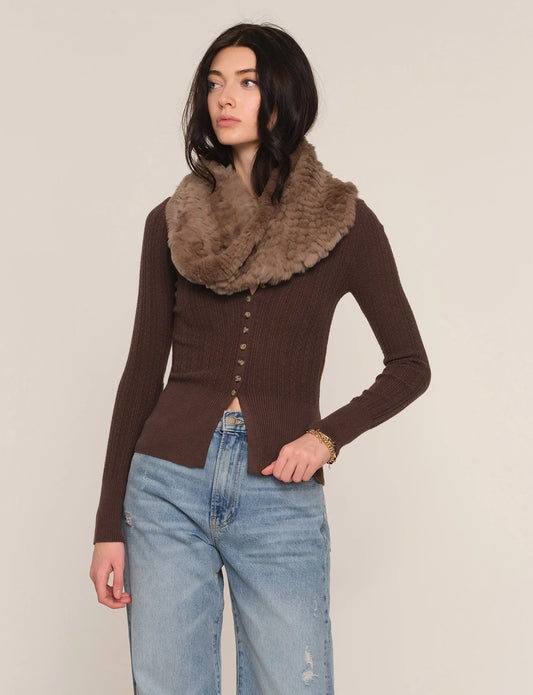 ENYA SCARF - TAUPE