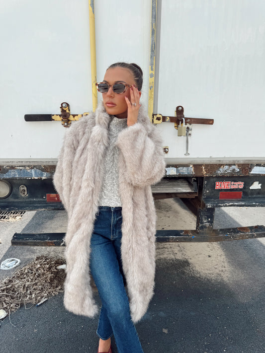 VEGAN FUR COAT