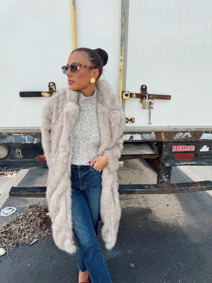 VEGAN FUR COAT