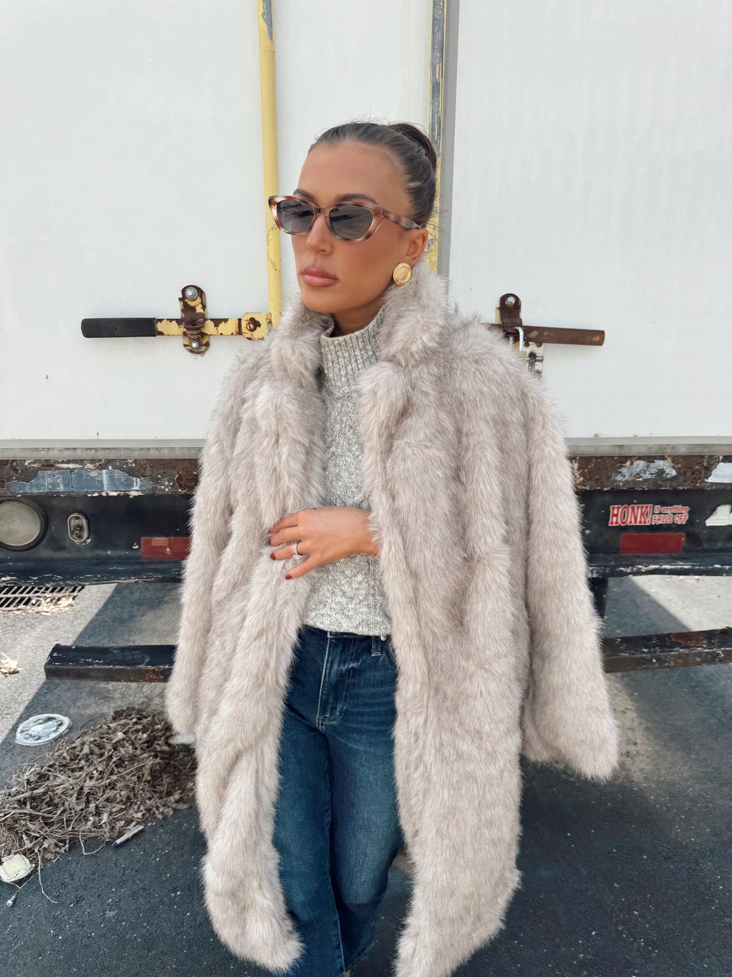 VEGAN FUR COAT