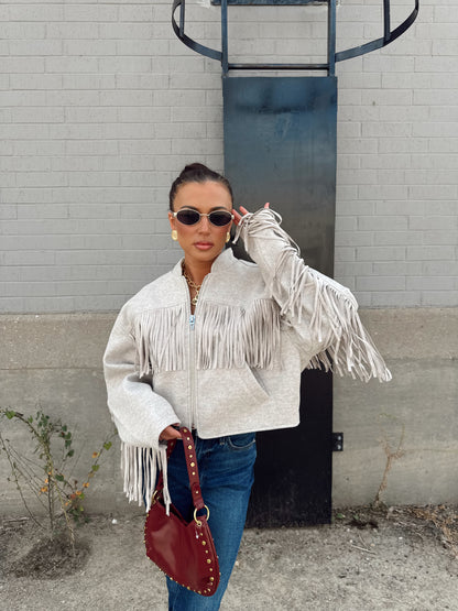 OWN IT FRINGE JACKET