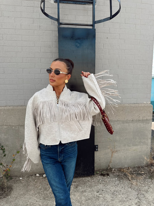 OWN IT FRINGE JACKET