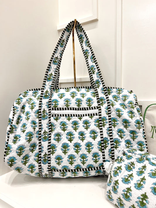 QUILTED DUFFEL BAG