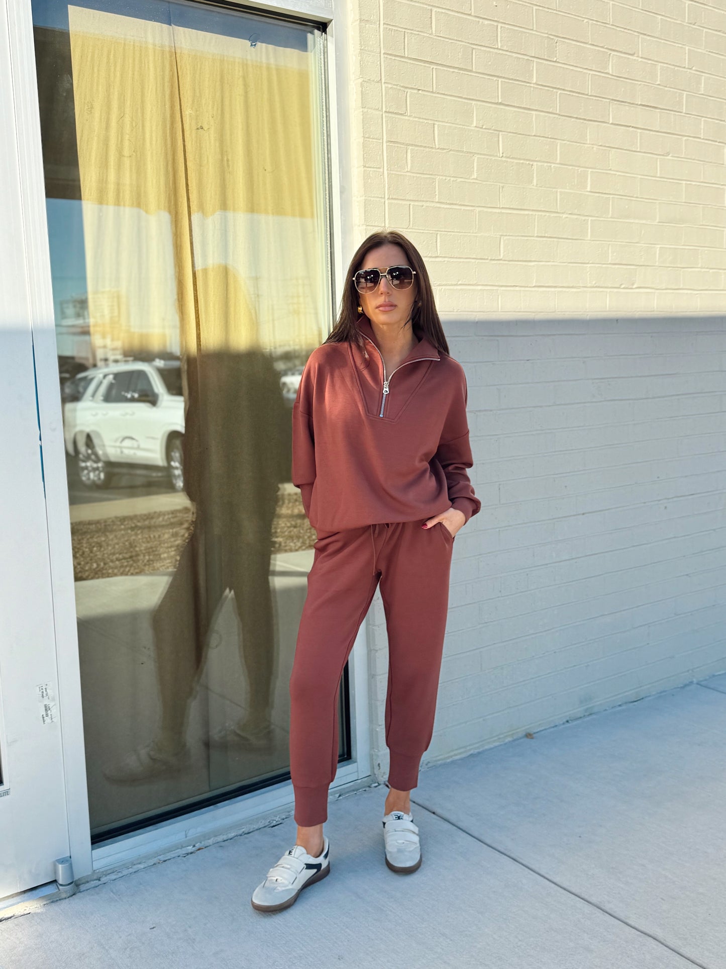 HAWLEY HALF ZIP SWEAT