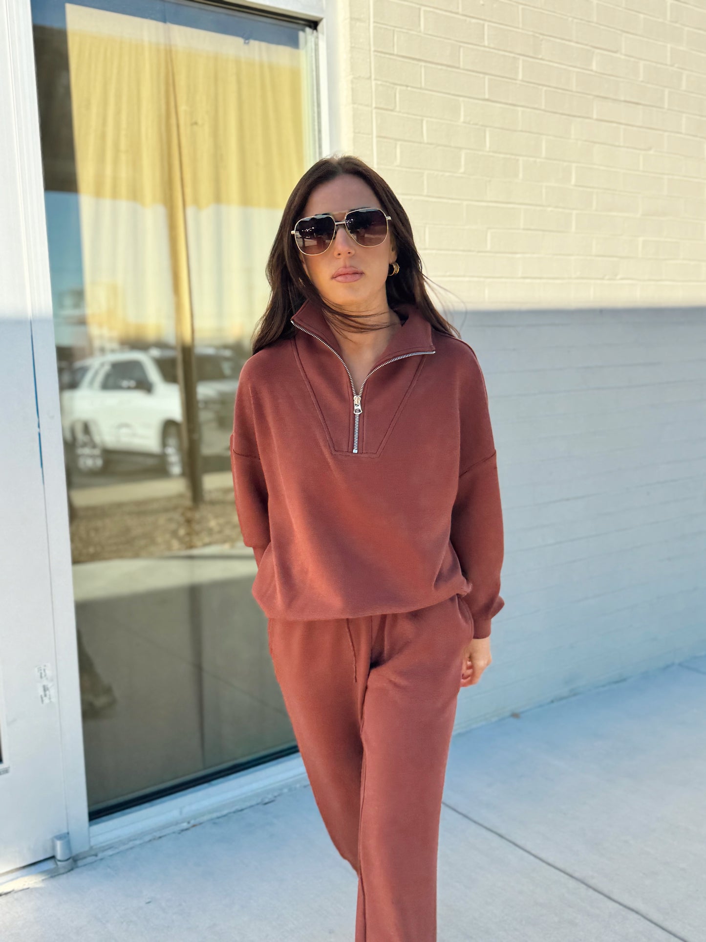 HAWLEY HALF ZIP SWEAT