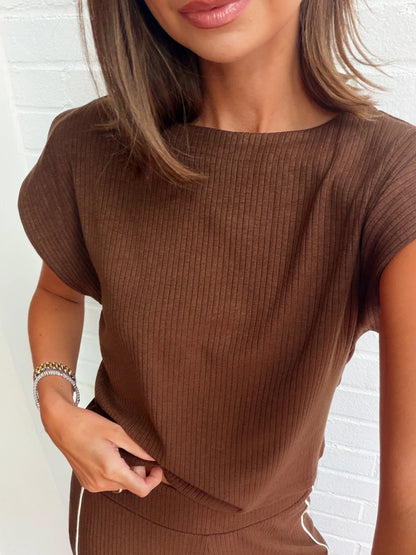 VARSITY KNIT TOP