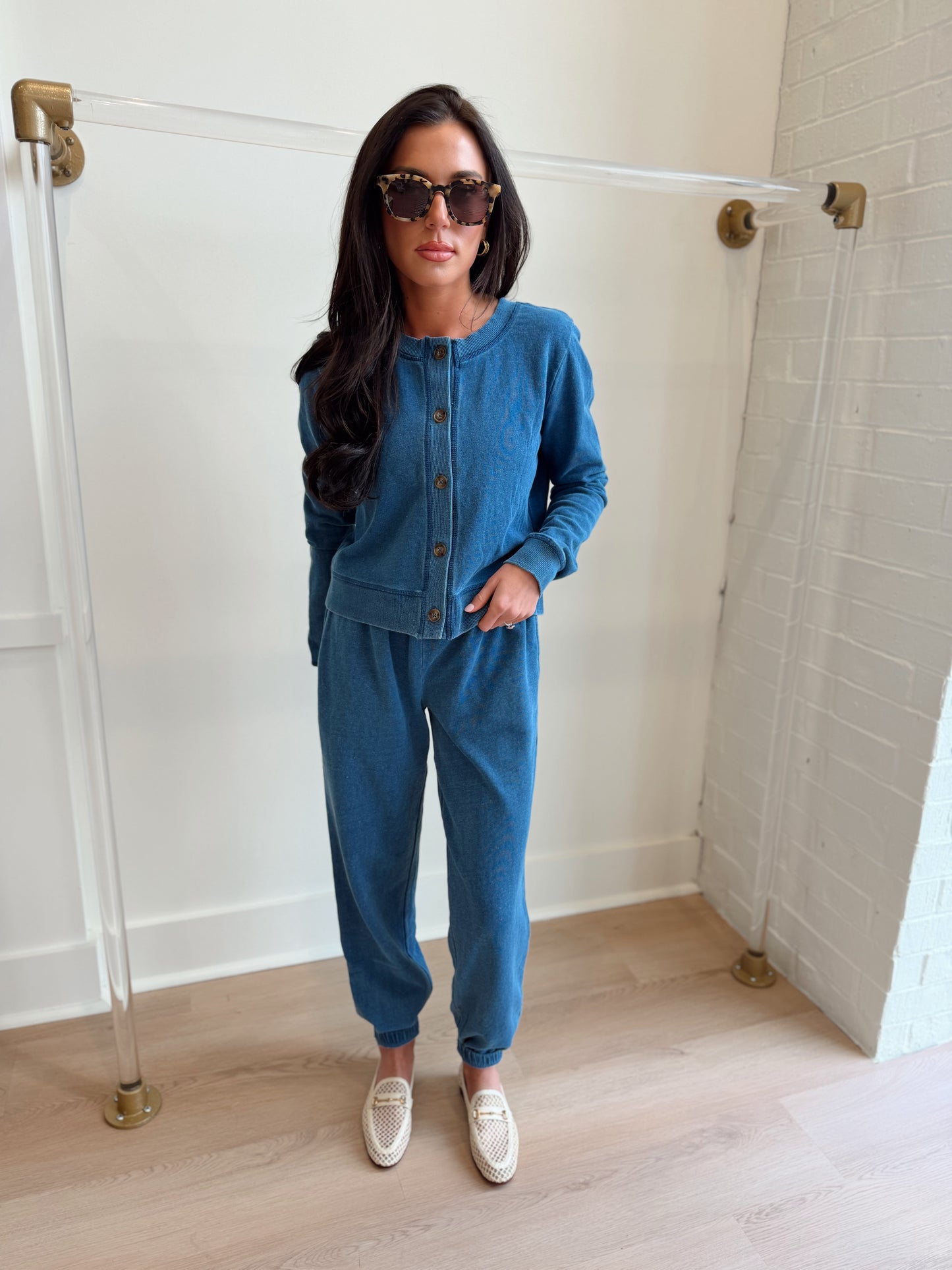 DOWNTOWN KNIT DENIM JOGGER