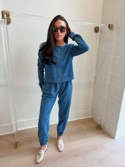 DOWNTOWN KNIT DENIM JOGGER