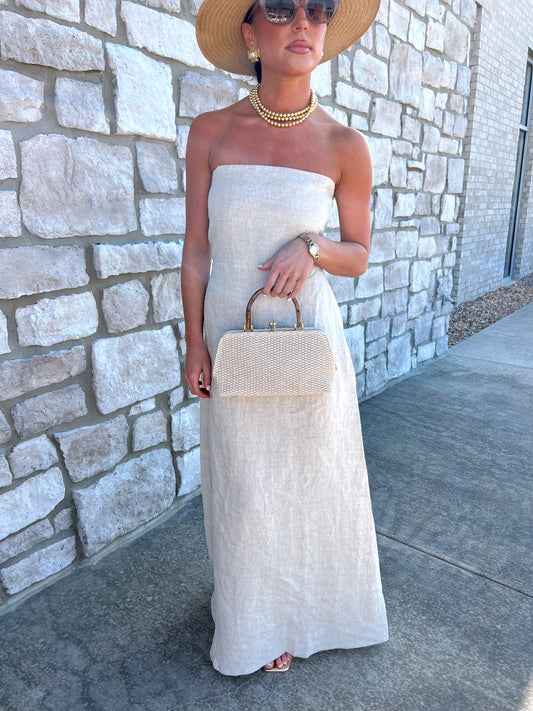 STRAPLESS SUMMER MAXI