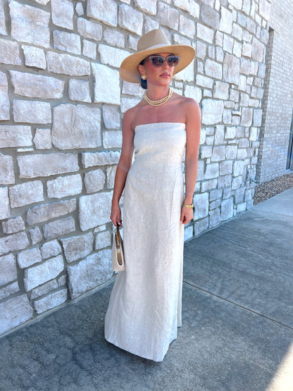 STRAPLESS SUMMER MAXI