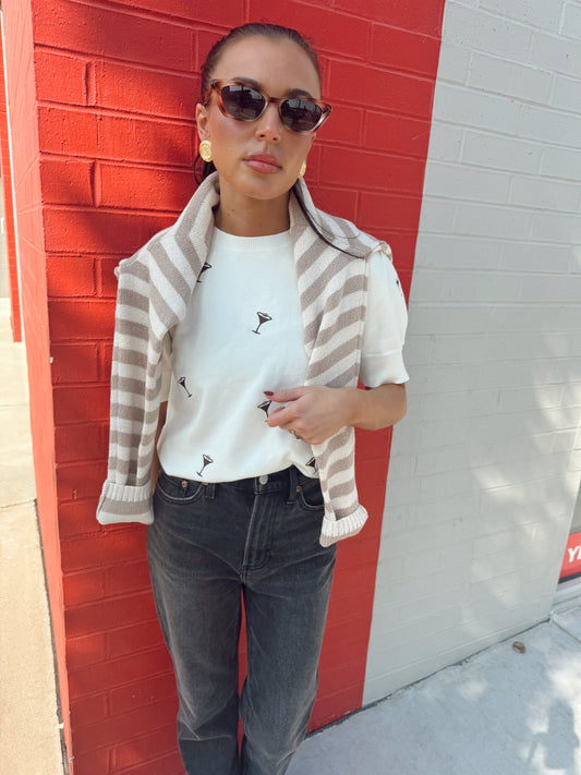 ESPRESSO MARTINI KNIT SWEATER
