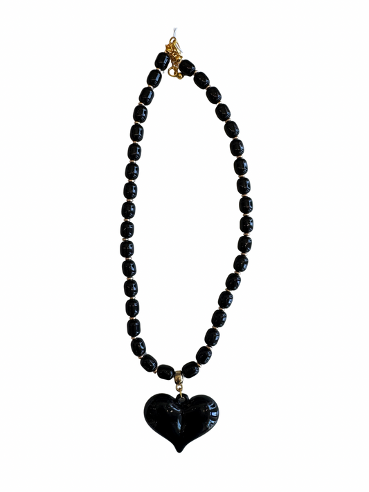 ALANIS BEADED W/ HEART CHARM