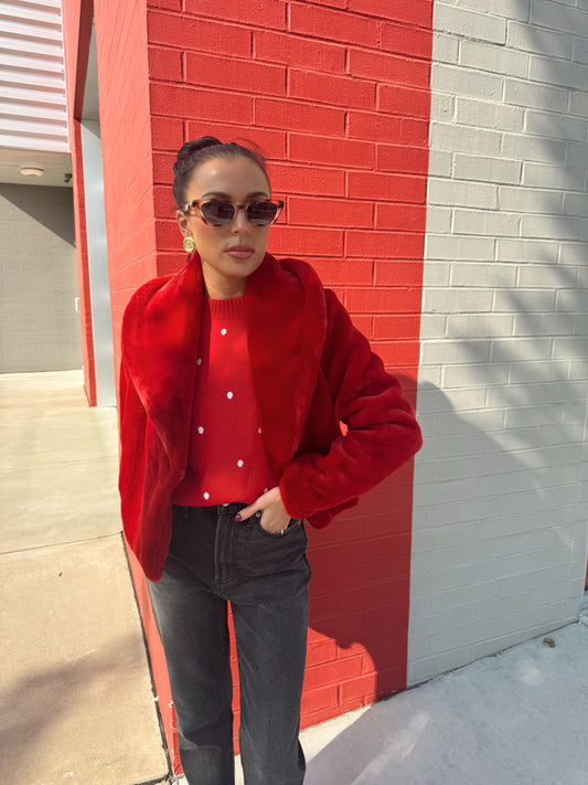 FAUX FUR JACKET
