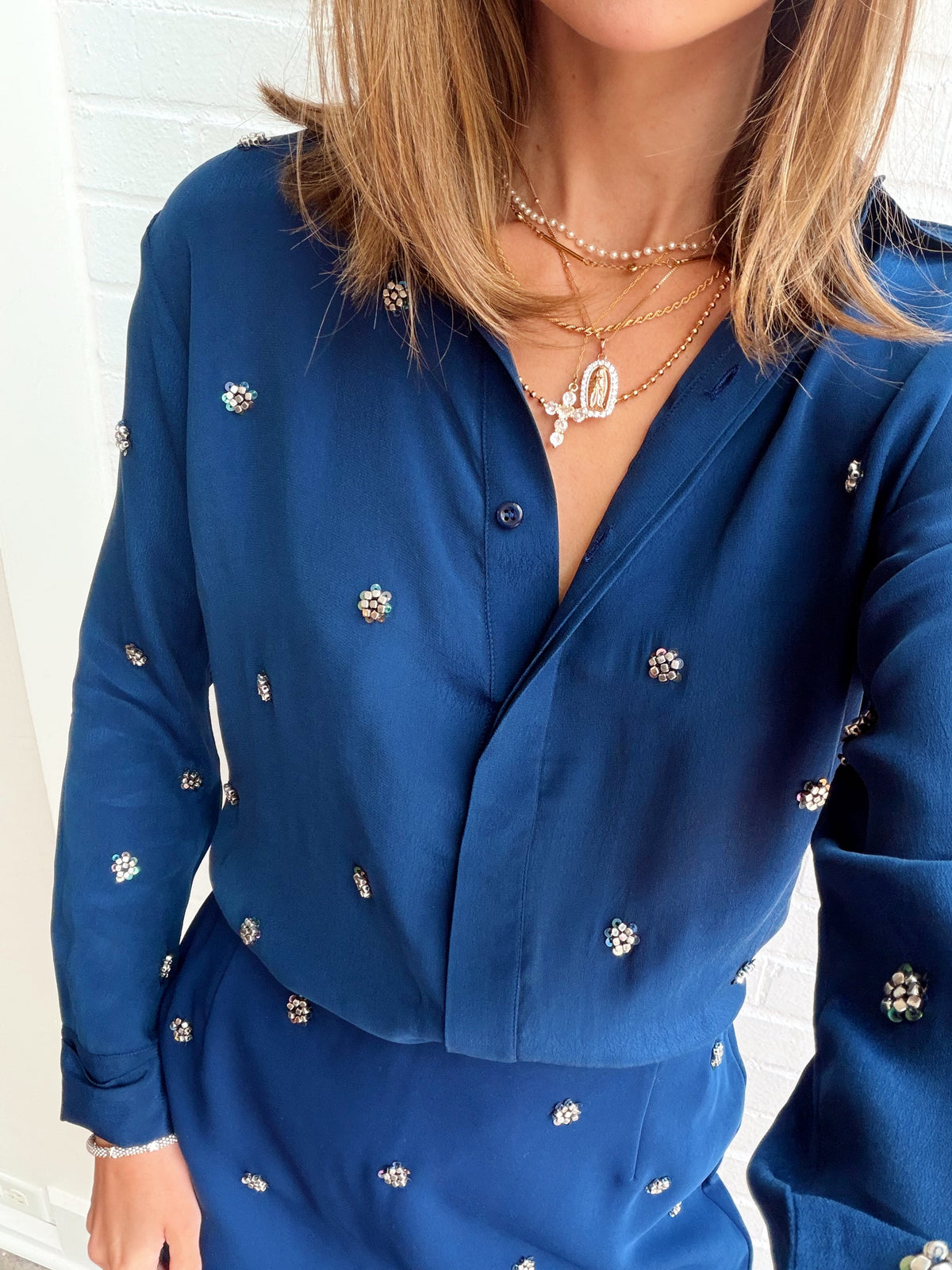 SIENNA SEQUIN SHIRT