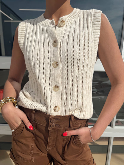 POINTELLE SWEATER
