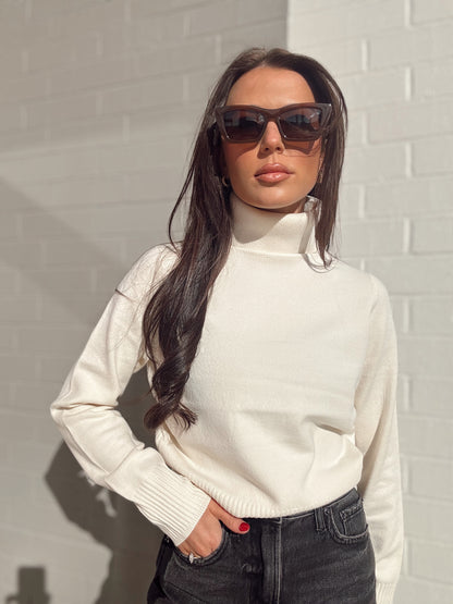BABY SOFT TURTLENECK SWEATER