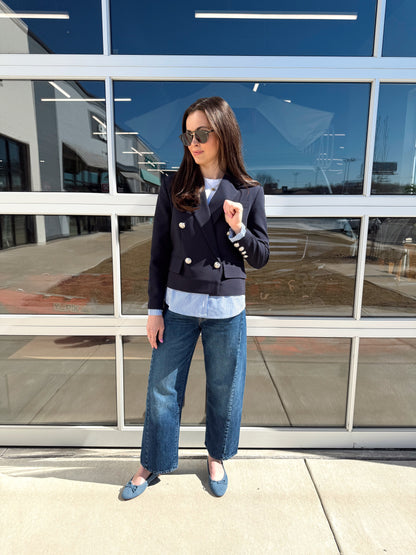 LAYERED BUTTON BLAZER