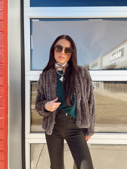 ROSA JACKET IN MUSHROOM