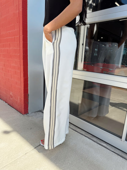 SIDE STRIPE WIDE LEG