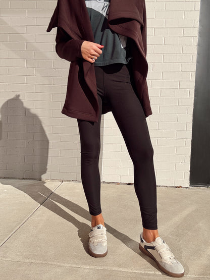 SPORTY RIBBED 78 LEGGINGS