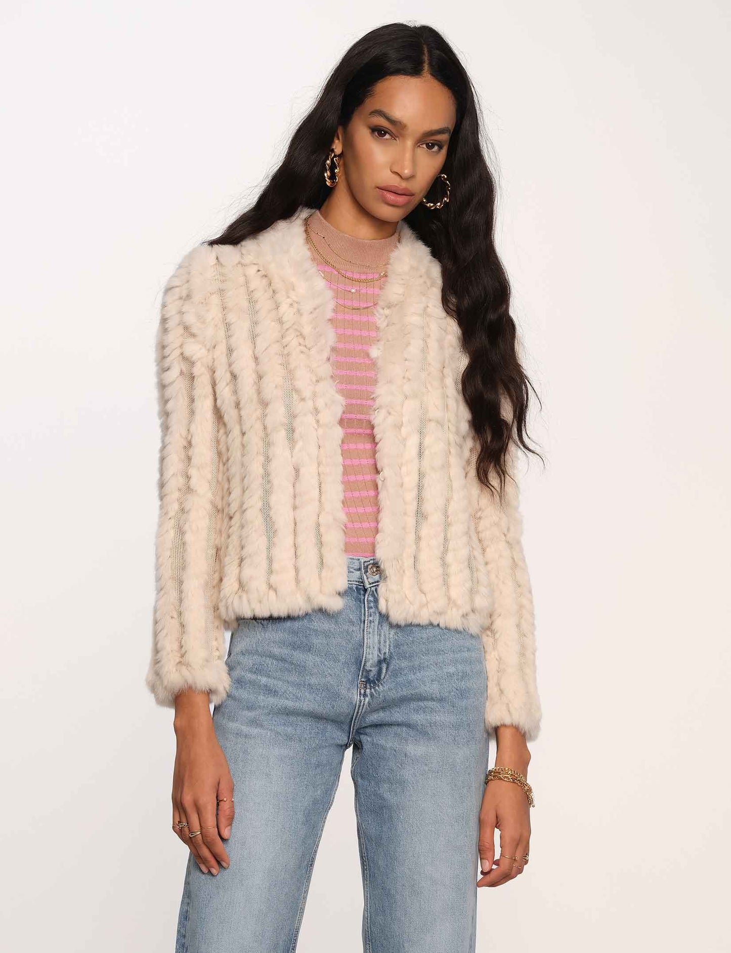 ROSA JACKET IN BISCUIT