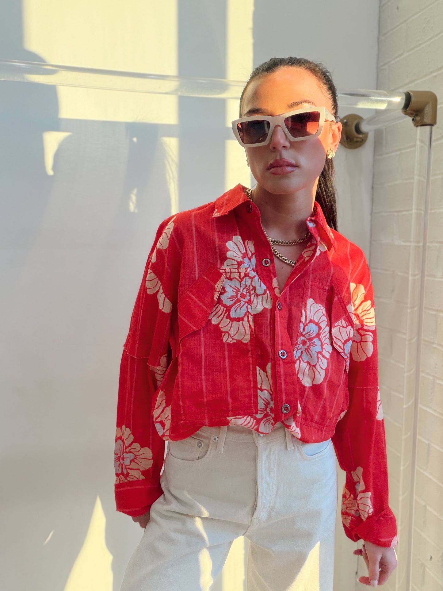 HIDDEN FLOWER CAMO SHIRT