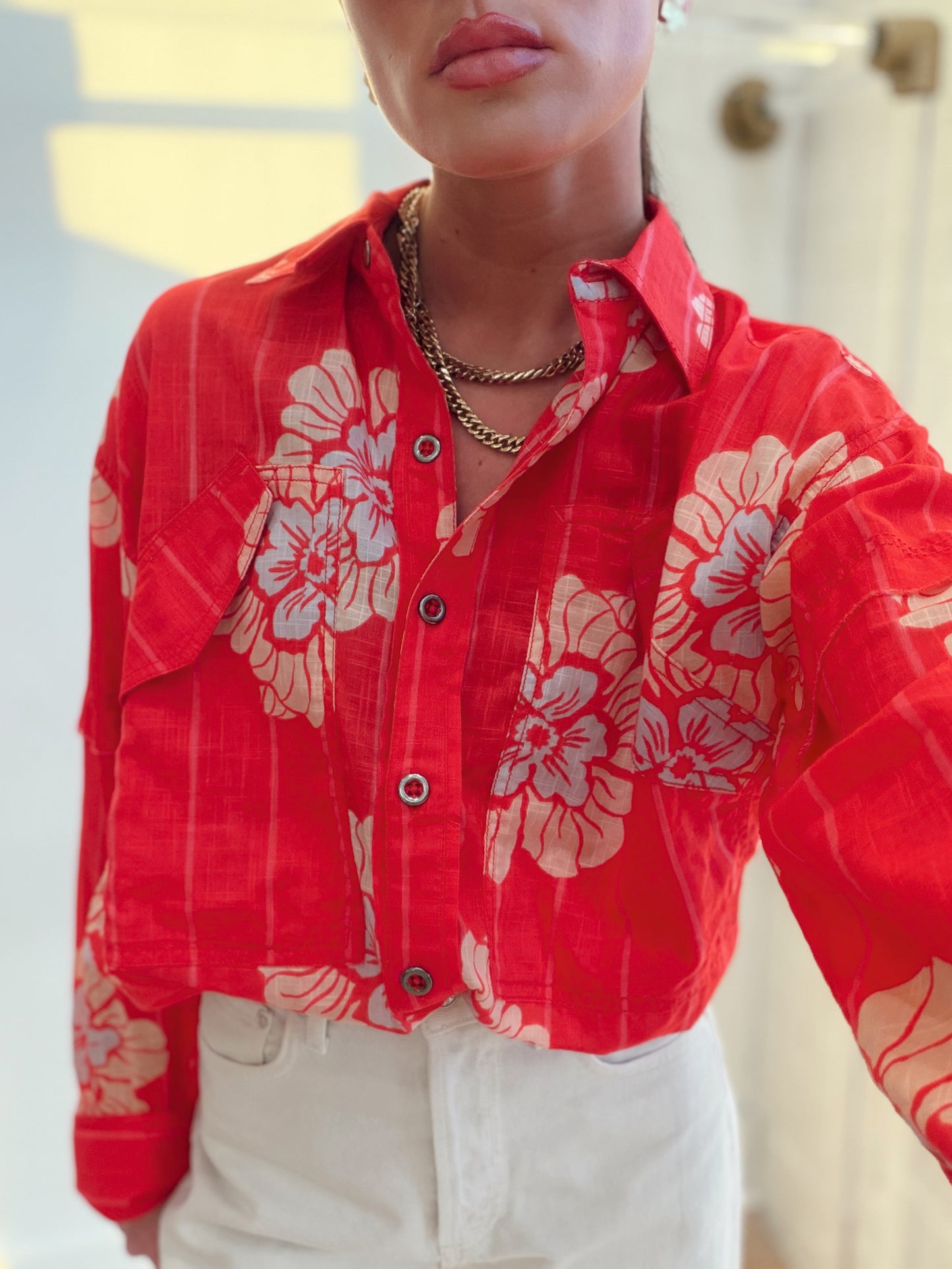 HIDDEN FLOWER CAMO SHIRT