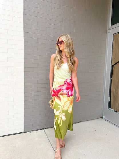 CECILIA MAXI SLIP DRESS