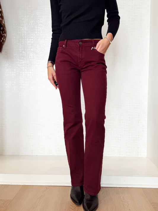 VINTAGE LOW RISE BOOTCUT JEANS
