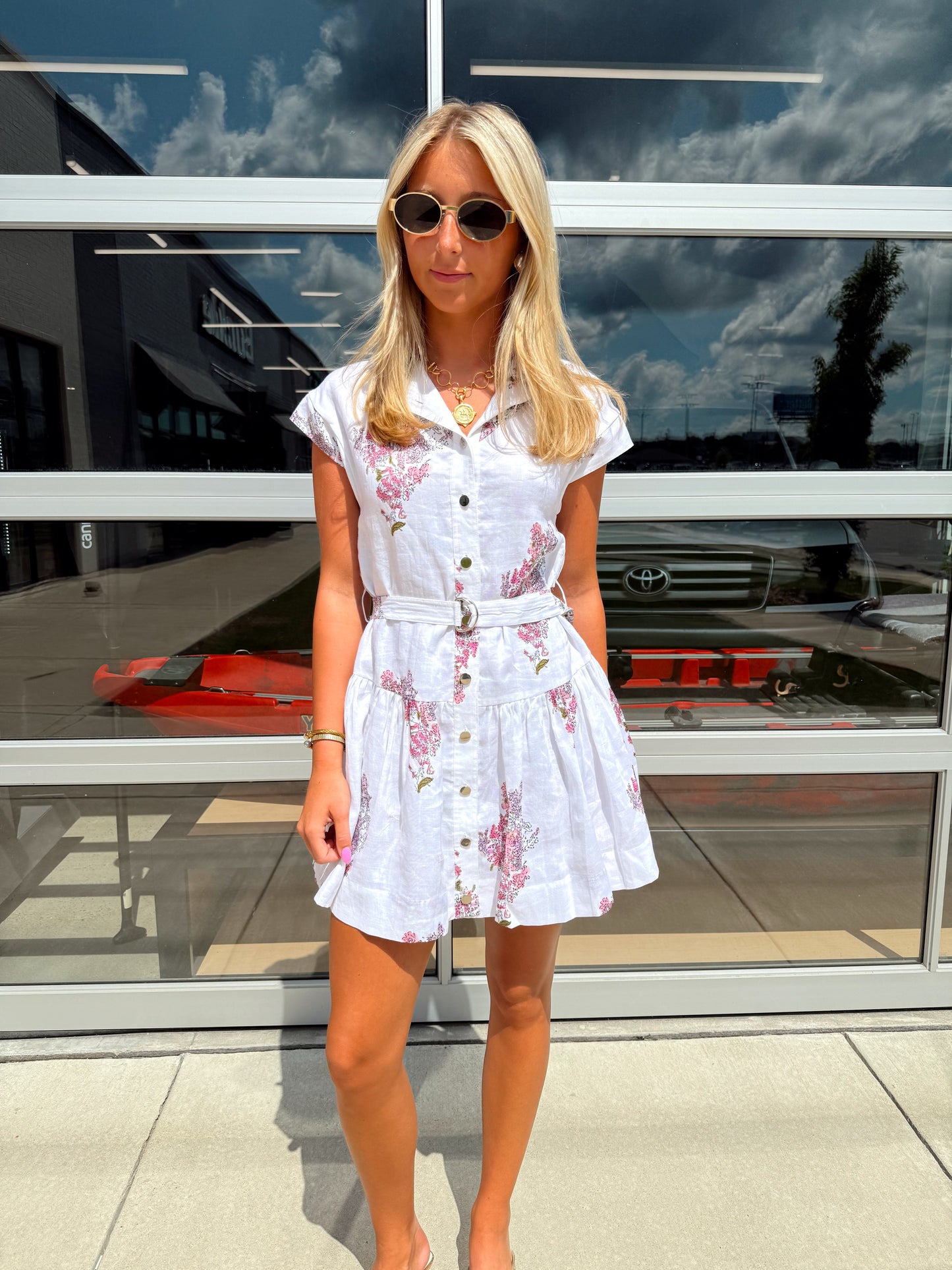 ZELI PRINT MINI DRESS