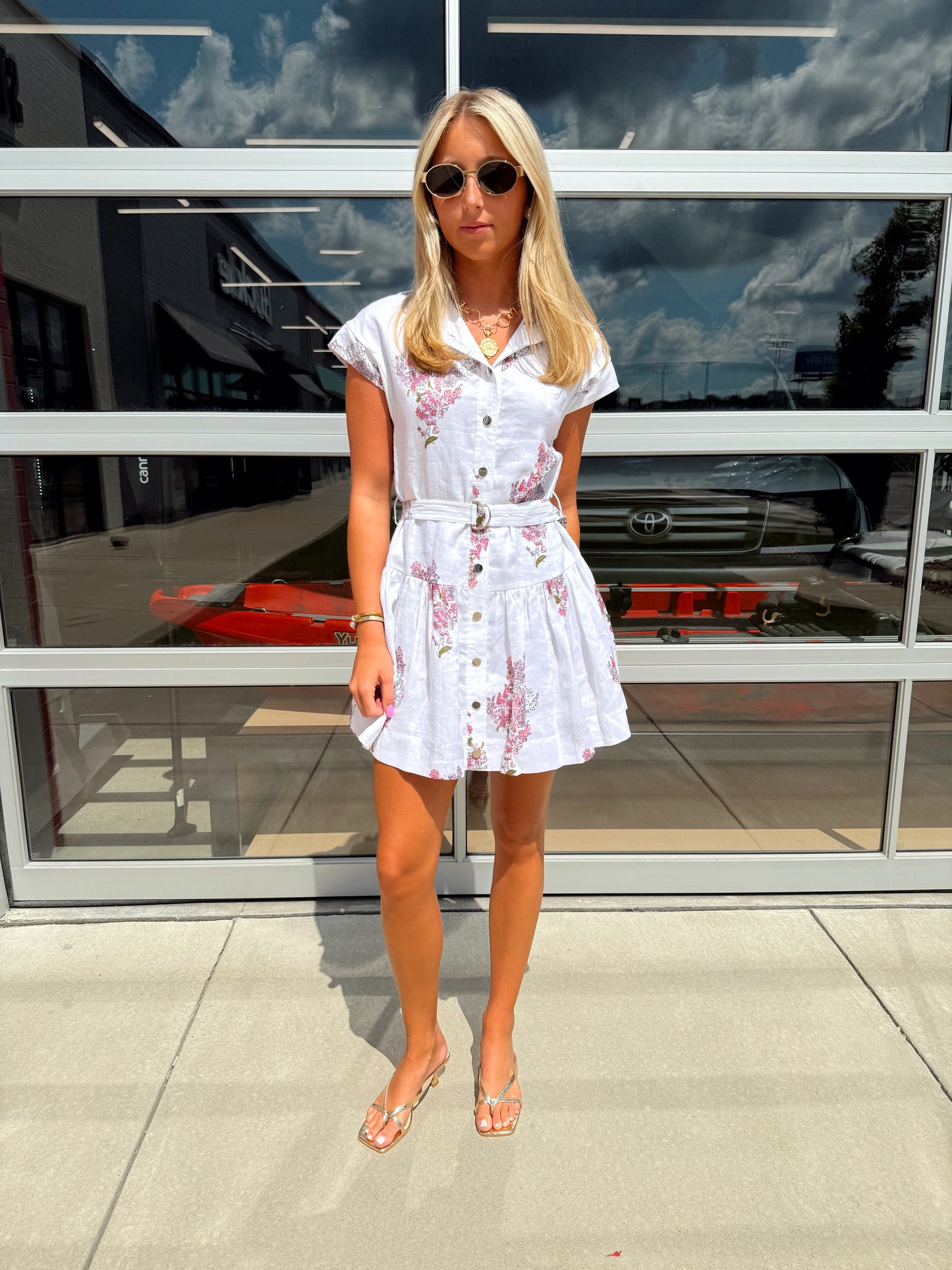 ZELI PRINT MINI DRESS