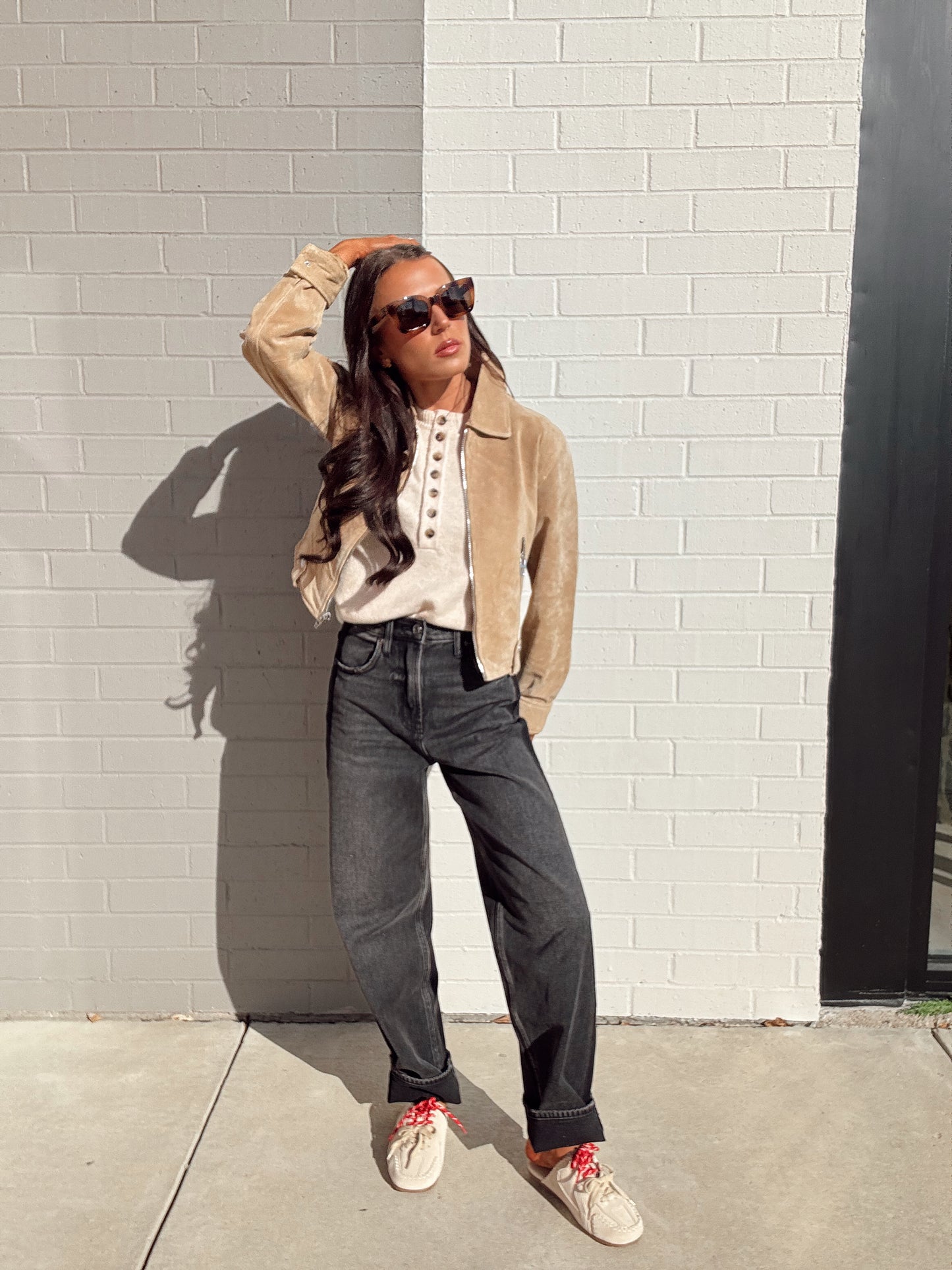 CINNAMON CRUNCH SUEDE JACKET