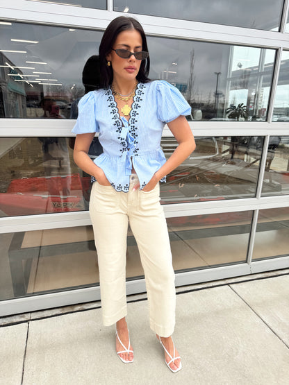 KATY TIE BLOUSE