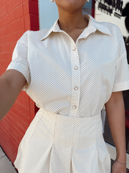 PALMA POPLIN TOP