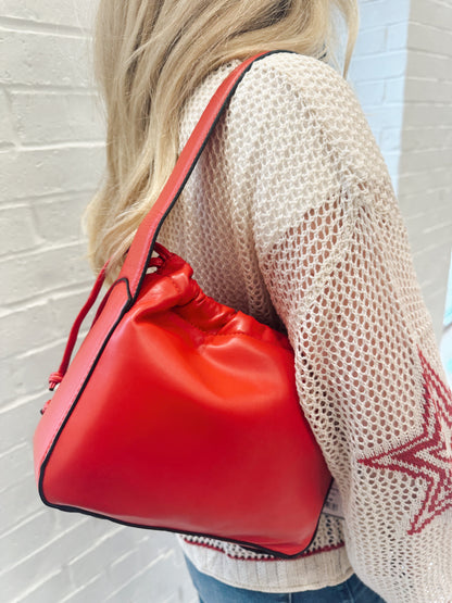 DRAWSTRING HOBO BAG