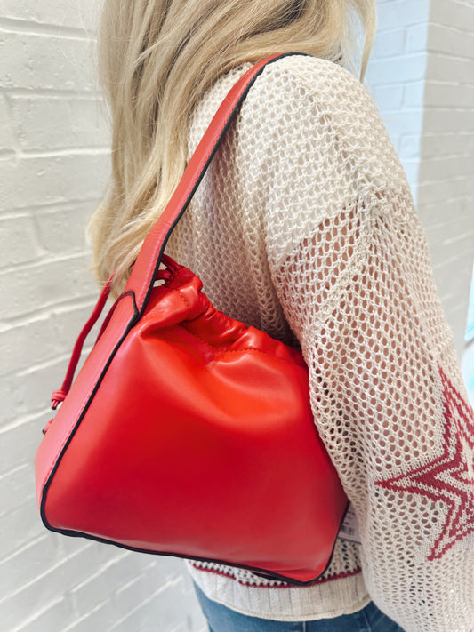 DRAWSTRING HOBO BAG