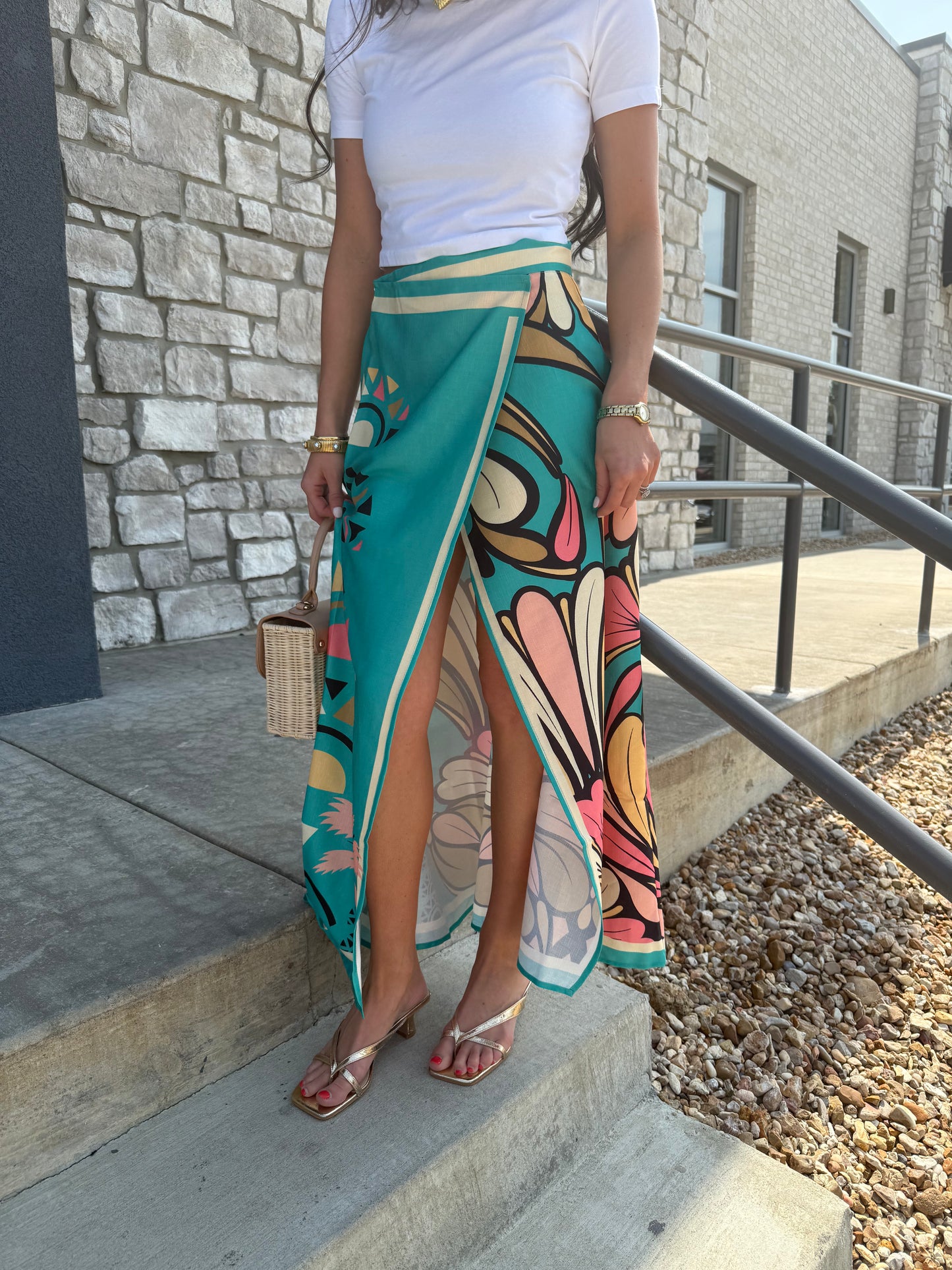 MID LENGHT WRAP SKIRT
