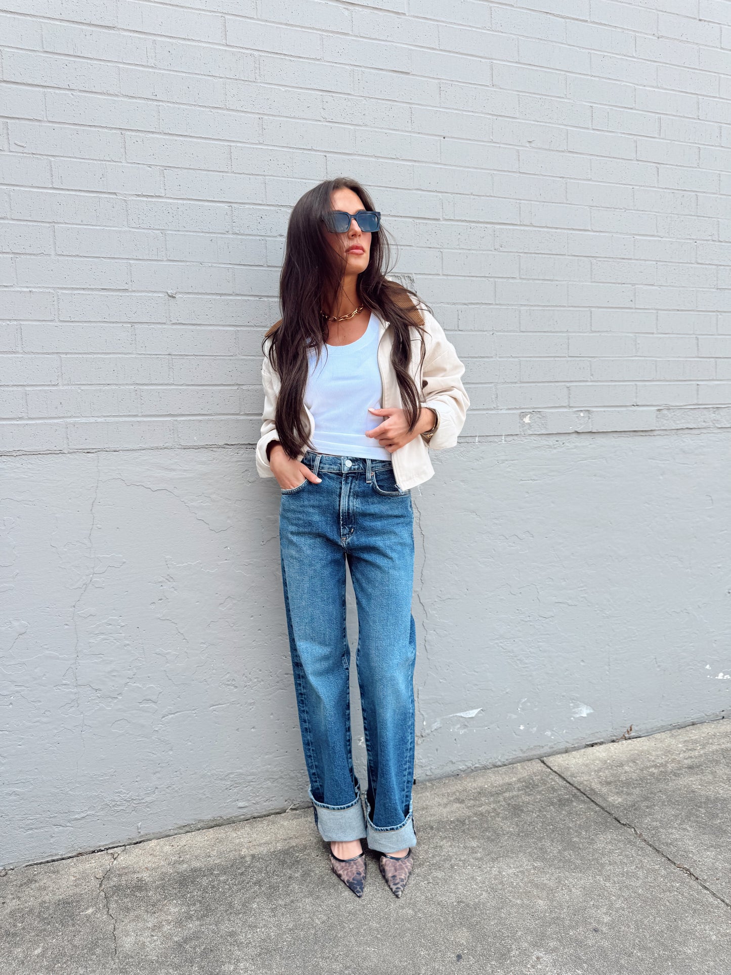SO FINE CORDUROY COLLAR BARN JACKET