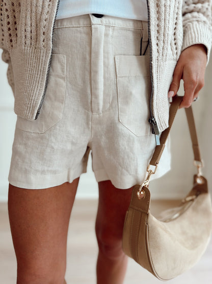 LINEN MARINE SHORT