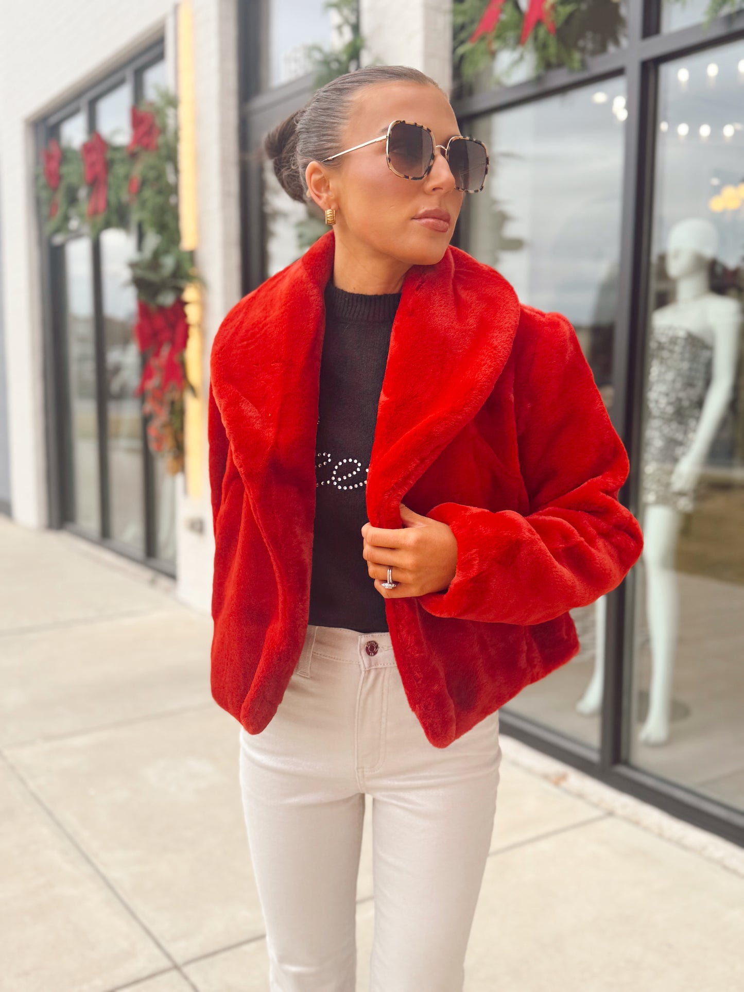 FAUX FUR JACKET