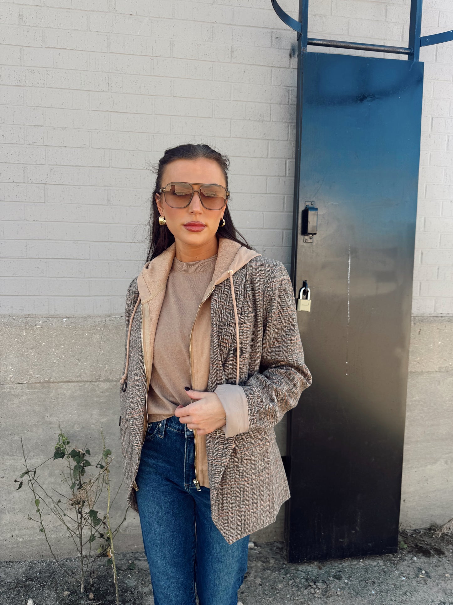 HERRINGBONE DICKEY BLAZER