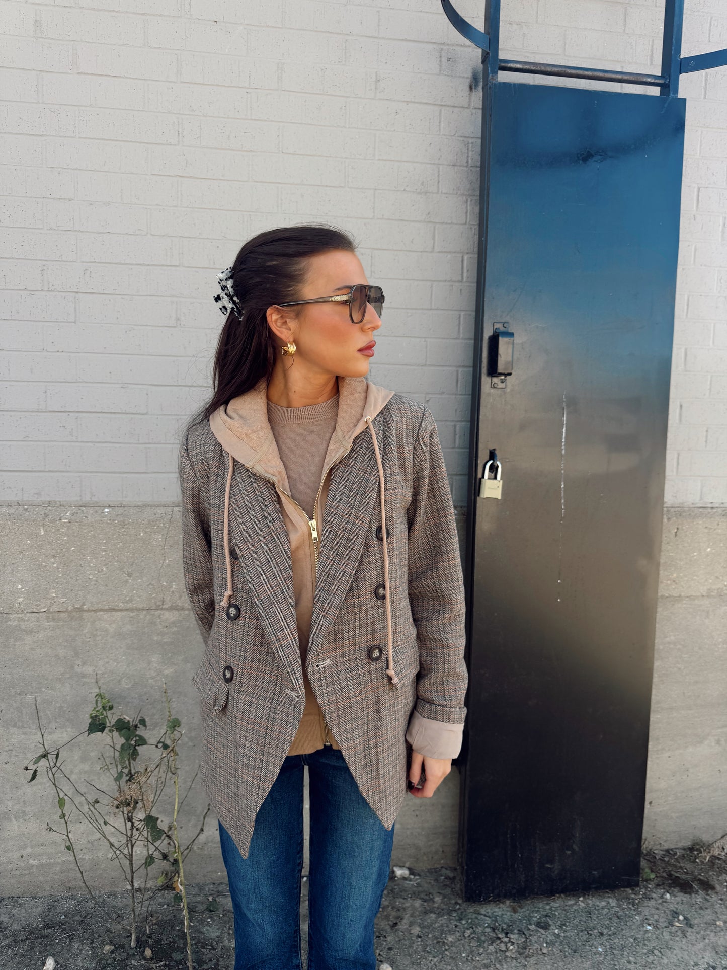 HERRINGBONE DICKEY BLAZER