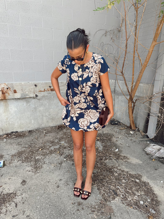 CHARLIE FLORAL BUBBLE DRESS